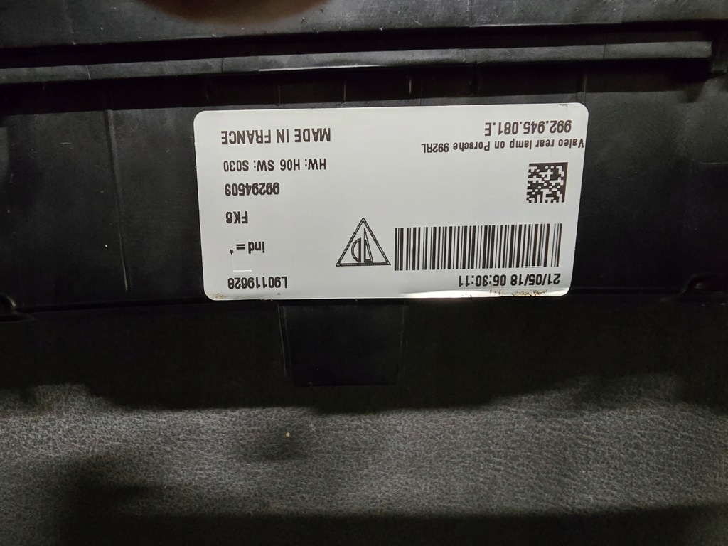 фото №15, Лампи задня задні porsche 911 992