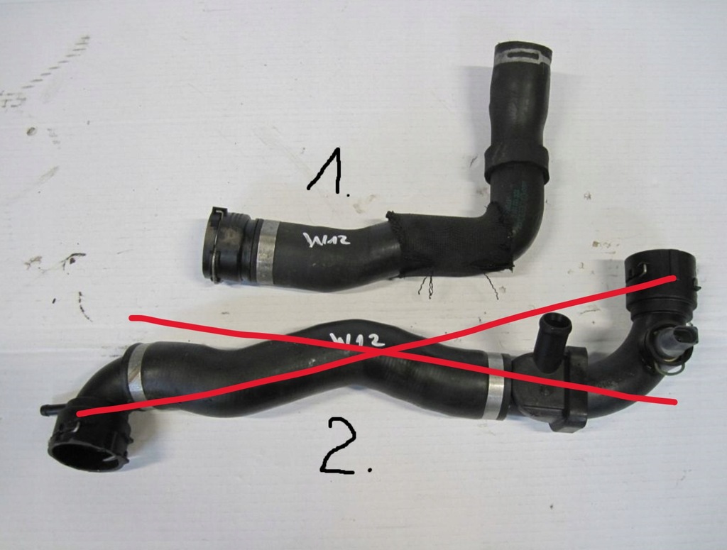 фото №1, Vw phaeton 6.0 w12 шланг wąż wody 3d0122101g