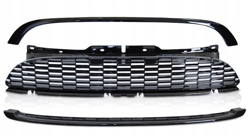 фото №2, Решётка радиатора mini cooper 06-09r r55 r56 r57 black блеск