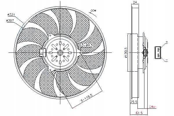 фото №1, Nissens вентилятор радіатора opel signum 2.2 direc