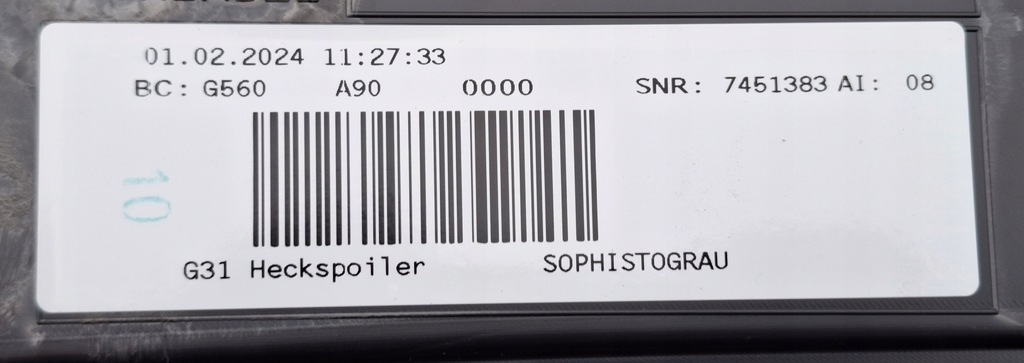 фото №5, Bmw 5 g31 накладка кришки багажника kombi 7451383