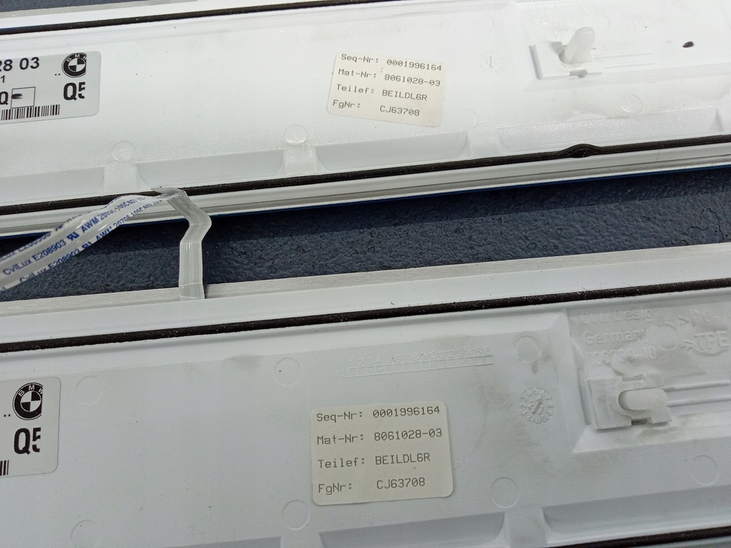 фото №7, Bmw 7 g11 накладки декоративні поріг m набір led kpl