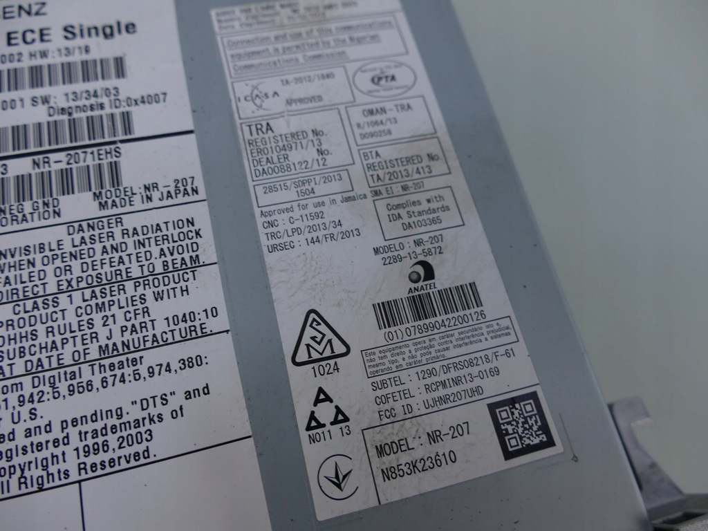 фото №14, Mercedes e-klasa w212 lift радио навигация comand c207 w207 a2129007126