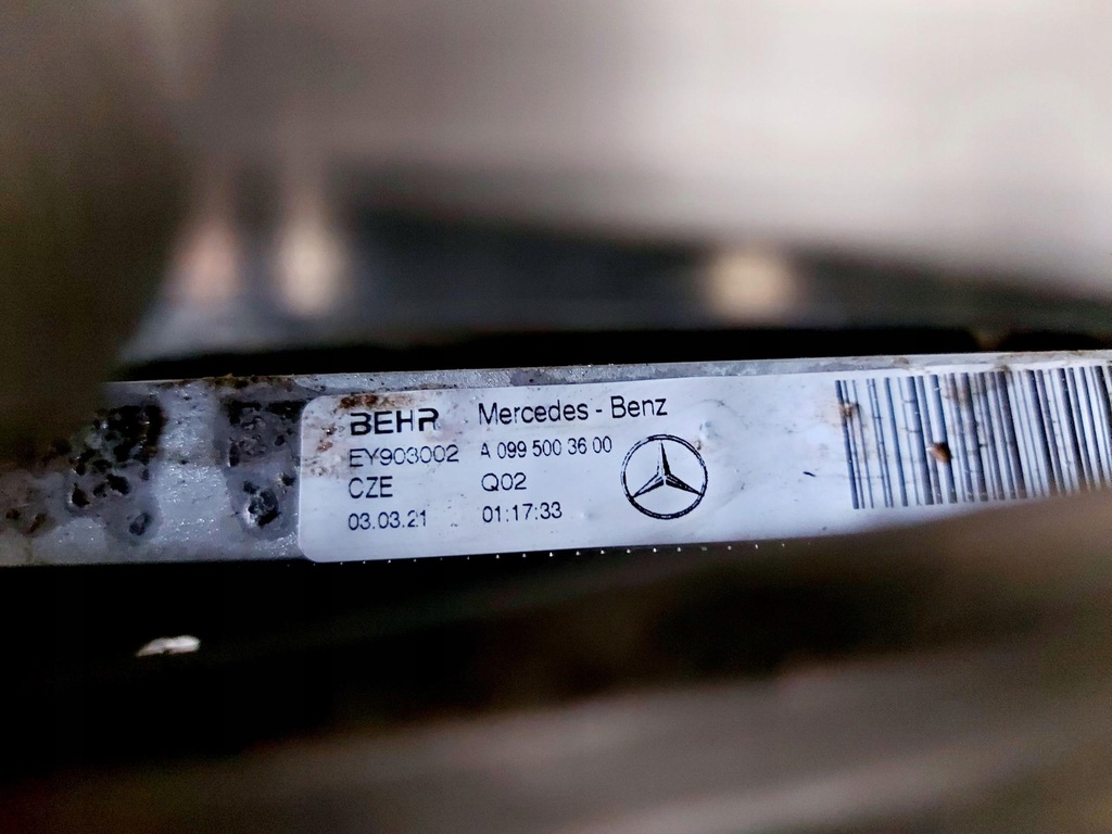фото №15, Mercedes eqc 21r. pas передній радіатор вентилятор балка a2936200000