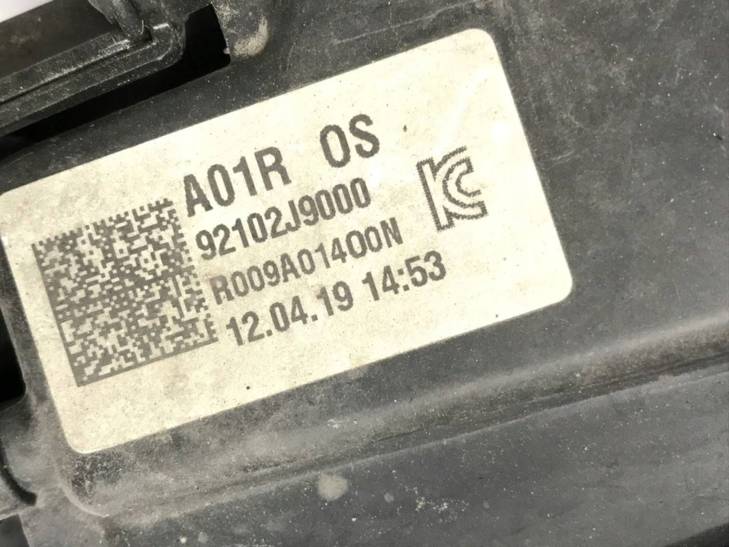 фото №12, Hyundai kona 2017-2020 права передня лампа скло фари 92102j9000