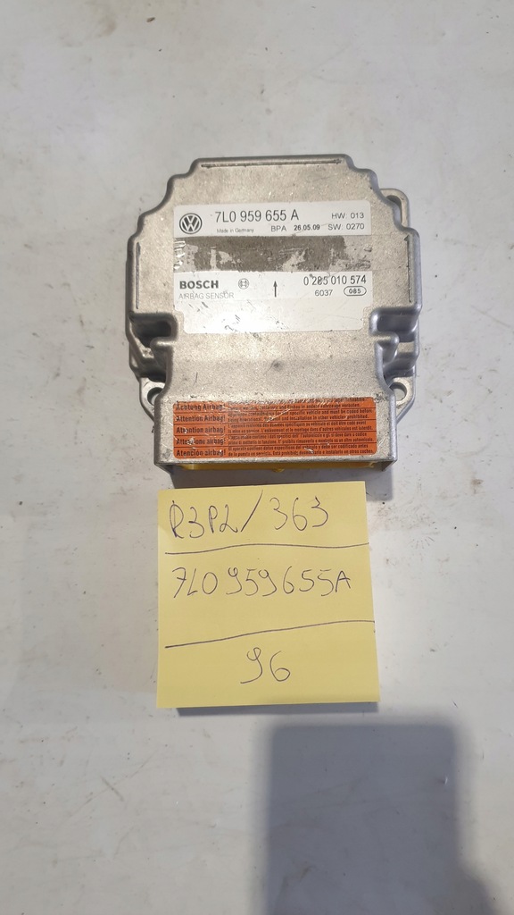 фото №1, Блок керування модуль подушка безпеки cayenne touareg 7l0959655a