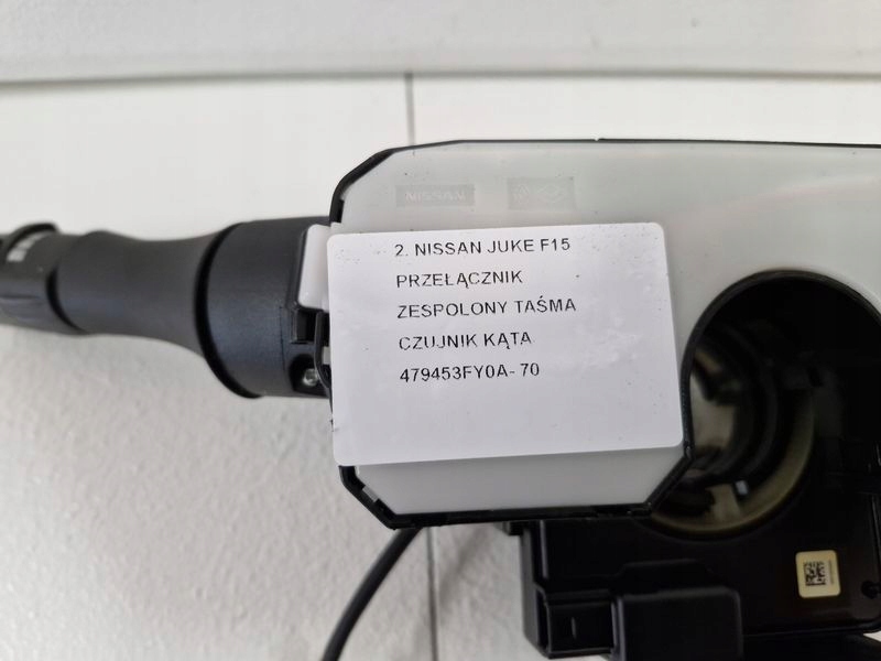 фото №9, Nissan juke f15 переключатель комбинированный лента датчик kąta поворота 479453fy0a