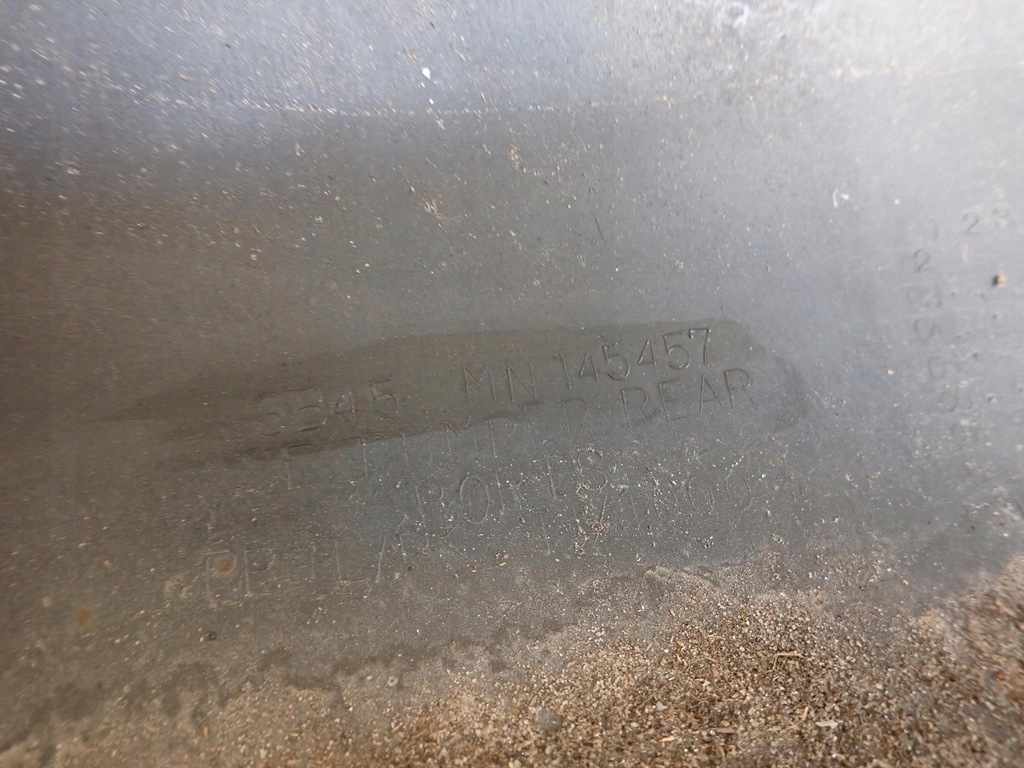 фото №15, Mitsubishi grandis 03-11 бампер задняя задний