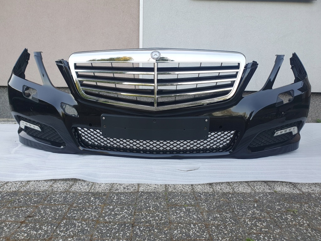 фото №1, Mercedes e-klasa w212 лак 197 бампер передний решётка радиатора led решётка kpl
