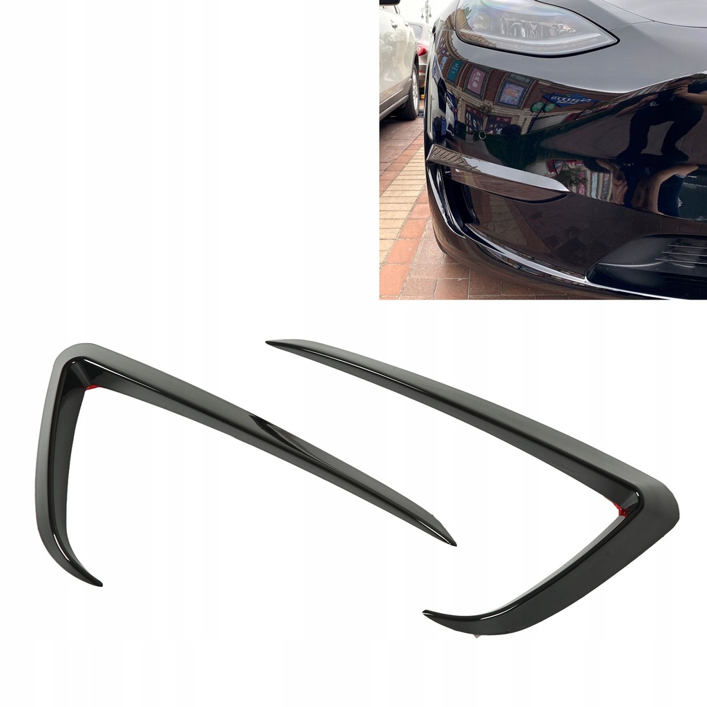 фото №12, Szt. nóż передній бампера лезо передній бампера замінник dla tesla