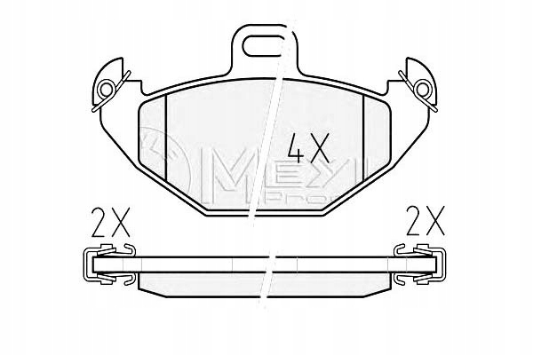 фото №3, Гальмівні колодки ham.renault laguna