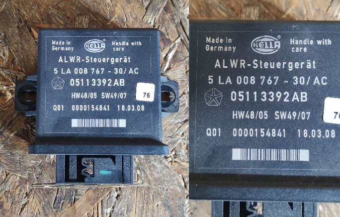 фото №1, Модуль света chrysler voyager v 05113392ab