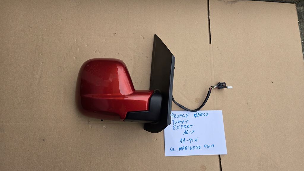 фото №1, Jumpy expert proace verso 16- зеркало правое 11pin 9+2 мёртвая зона