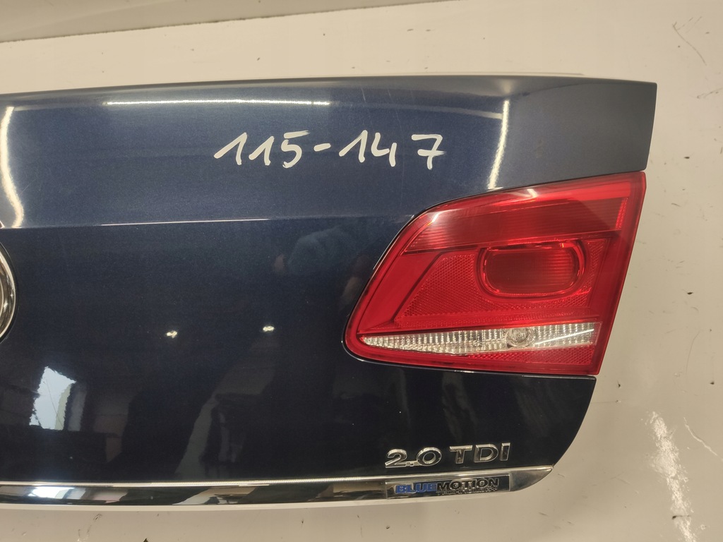 фото №5, Vw passat b7 sedan крышка багажника багажника lh5x