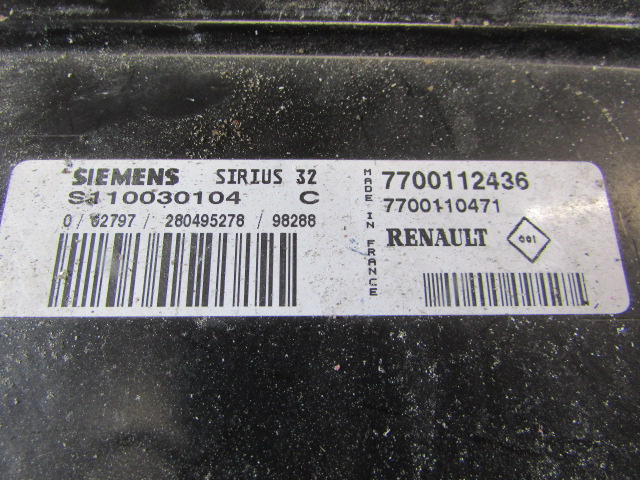 фото №1, Блок керування , бортовий комп'ютер двигуна renault clio ii