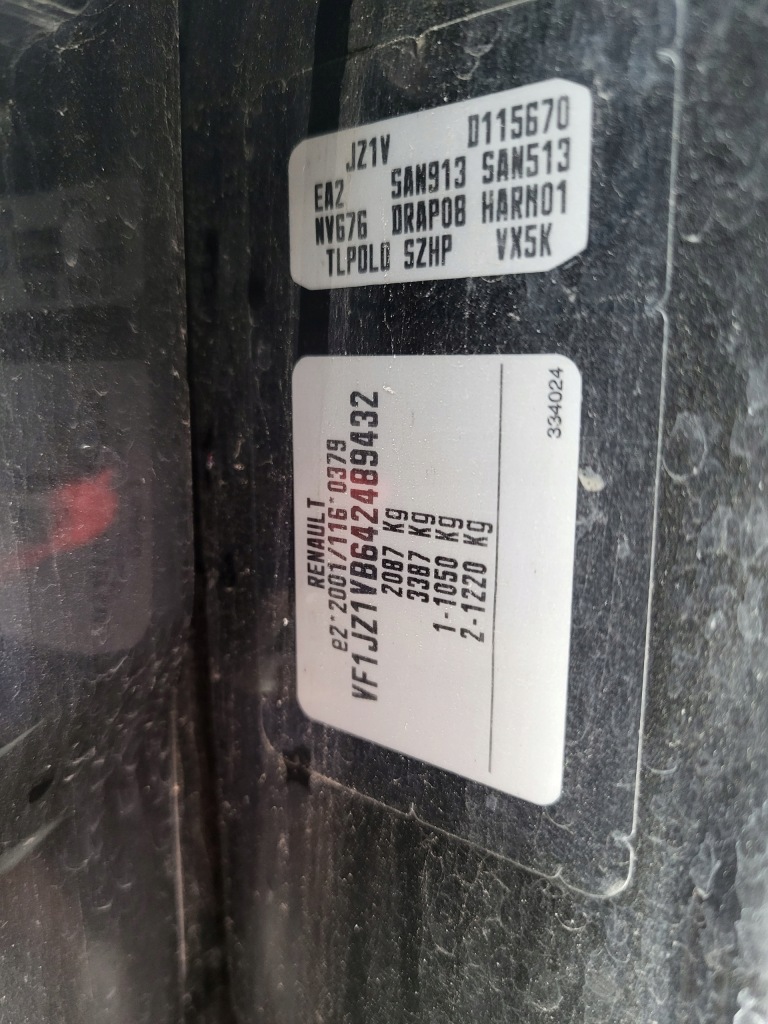 фото №12, Renault scenic iii 09r nv676 двері передні ліва перед