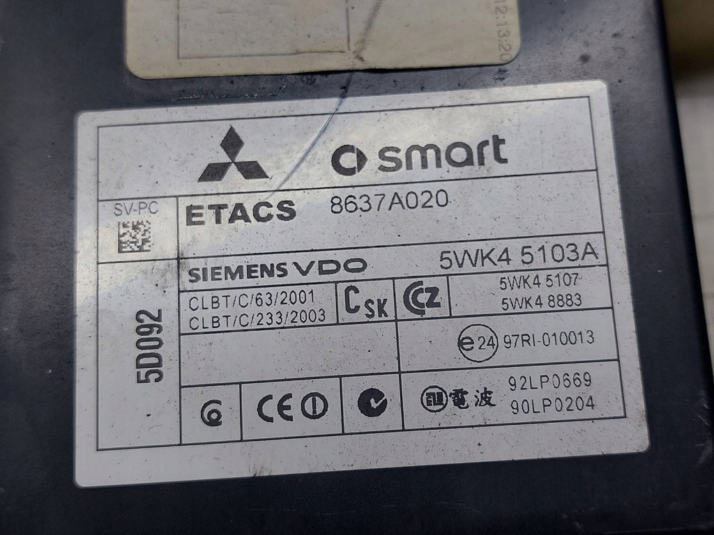 фото №12, Набір стартовий mitsubishi colt vi 1.5 did pmn902329 a6391501079 mr955230