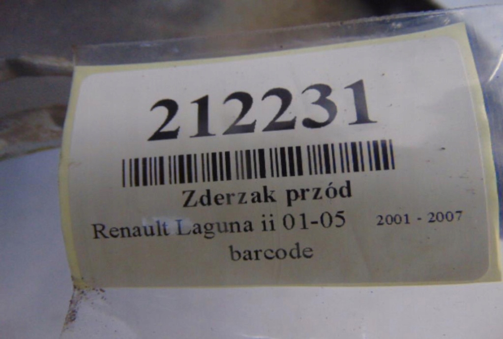 фото №10, Renault laguna ii 1.9dci бампер перед код лакокрасочного покрытия teb65