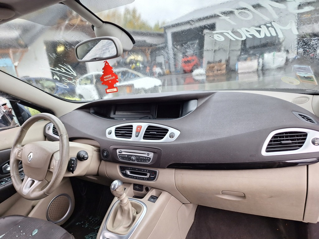 фото №1, Renault scenic 3 iii подушка безпеки подушки безпеки панель приладів консоль панель приладів коричневий коричнева