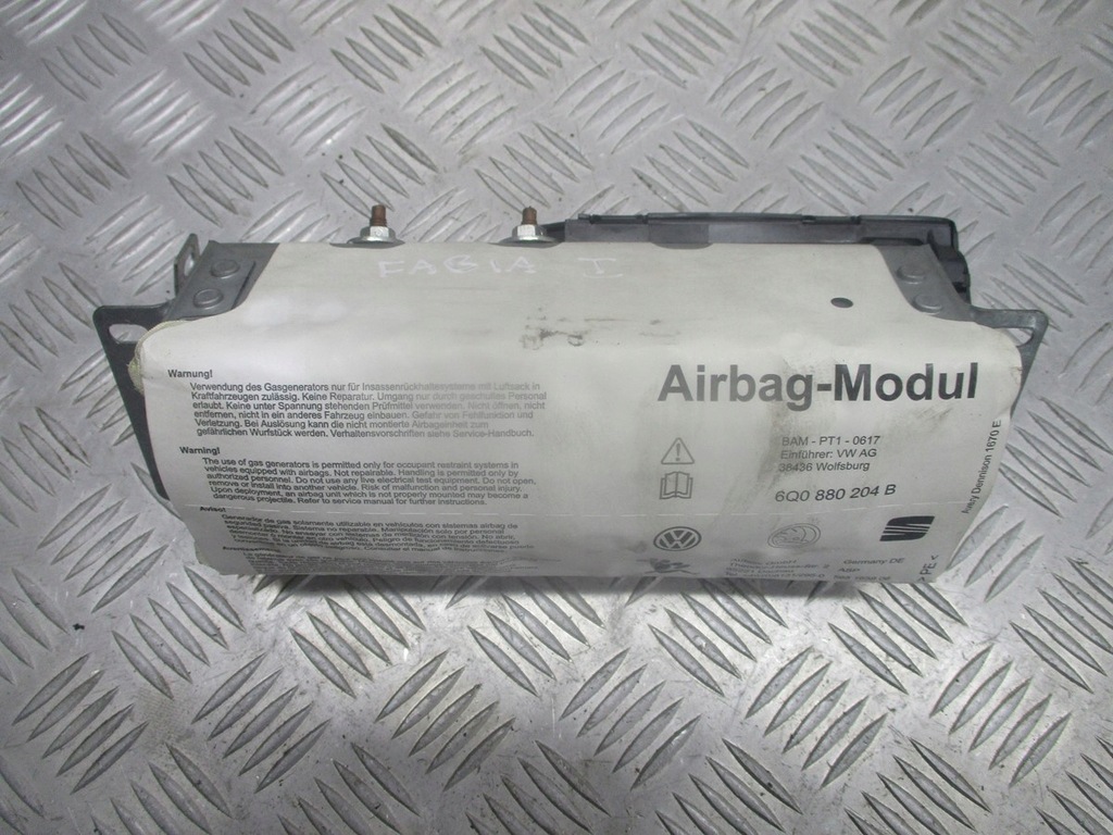 фото №1, Подушка подушка безопасности пассажира skoda fabia i