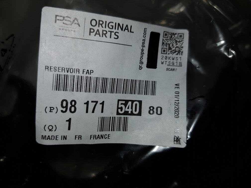 фото №16, Бак рідина fap citroen c5, jumpy/ peugeot 3008.5008 16-