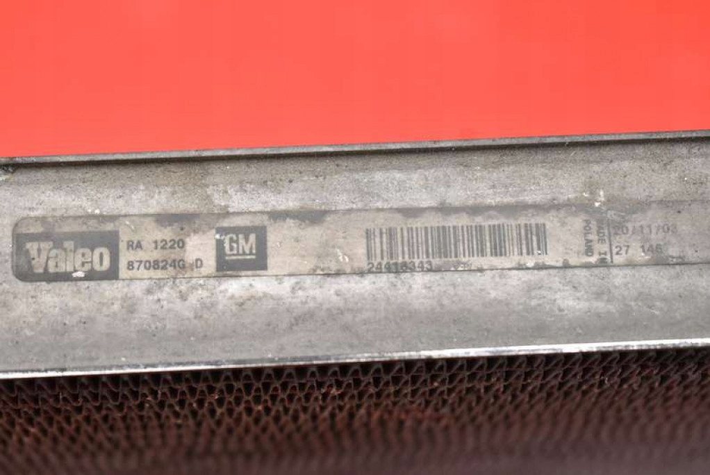 Радіатор води 24418343 opel vectra c 2.0 dti 101 km 02-05 Зі Шроту