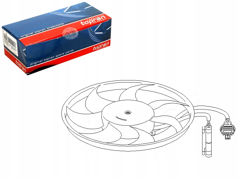 фото №2, Topran вентилятор радиатора