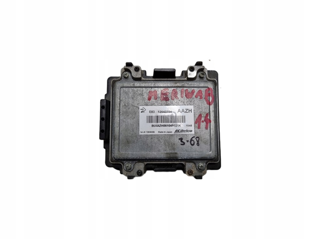 фото №1, Ecu opel meriva b 12643754 aazh дописание