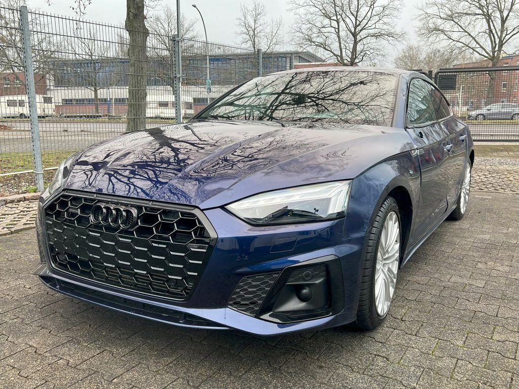фото №1, Audi a5 8w f5 lift s-line full led перед капот бампер радіатор lx5h