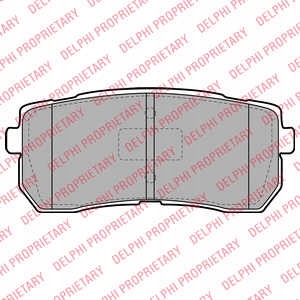 фото №2, Тормозные диски тормозные колодки задняя delphi kia carnival