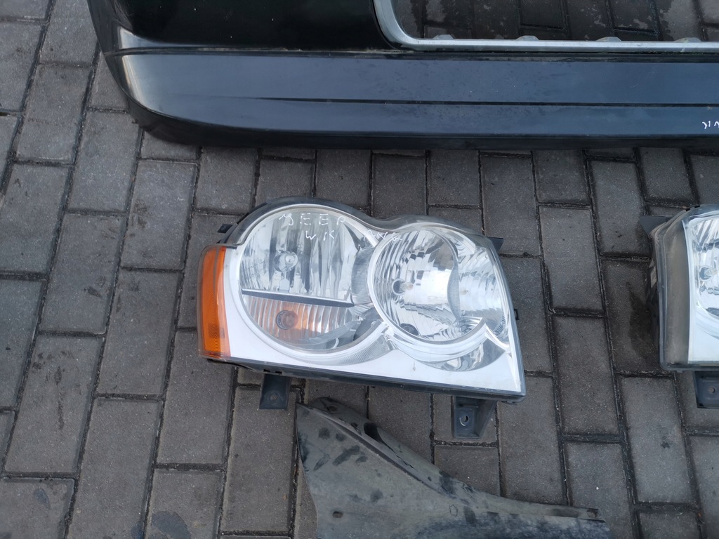 фото №13, Перед kompletny бампер капот радиатор jeep grand cherokee wk iii 05-