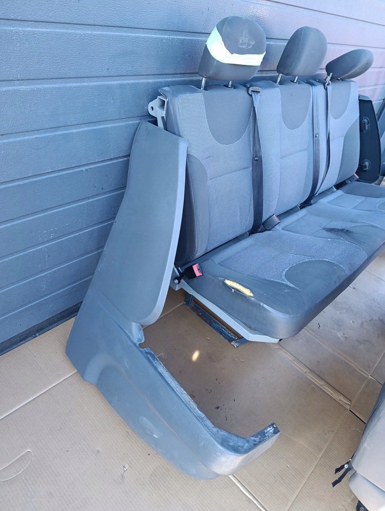 фото №12, Peugeot expert ii 2 сидіння заднє сидіння лавка кріплення комплект двокабінний