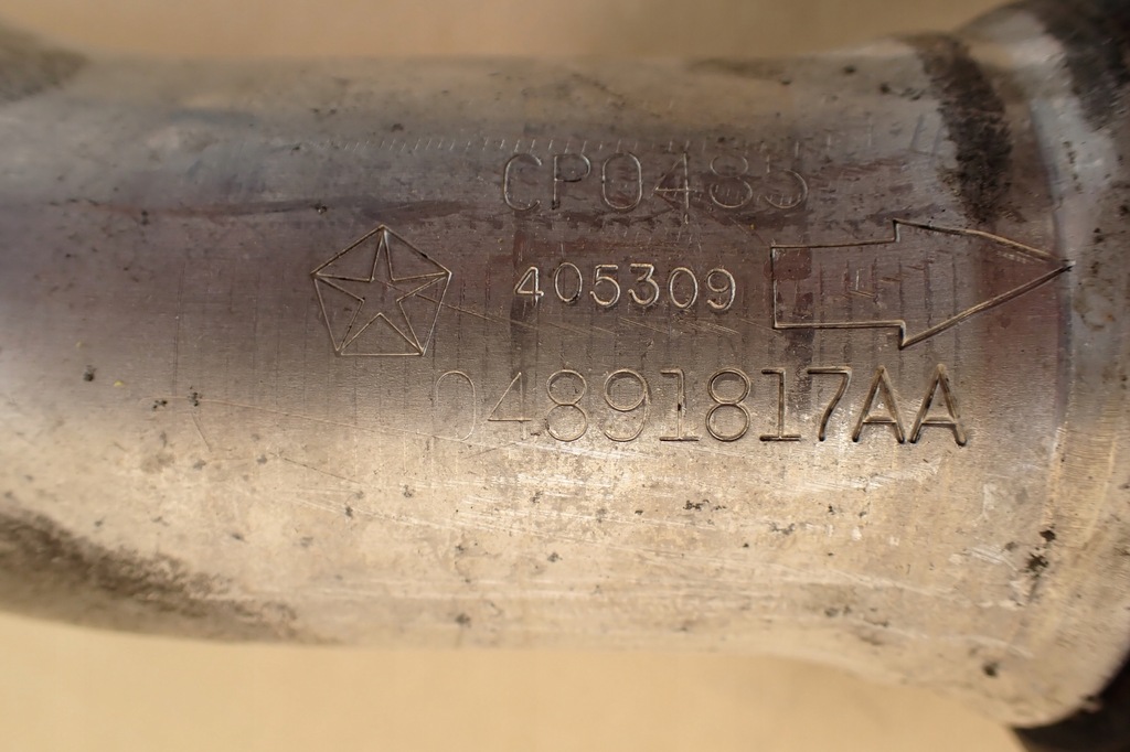 фото №5, Труба інтеркулер dodge journey 04891817aa 2.0d шланг 2009r