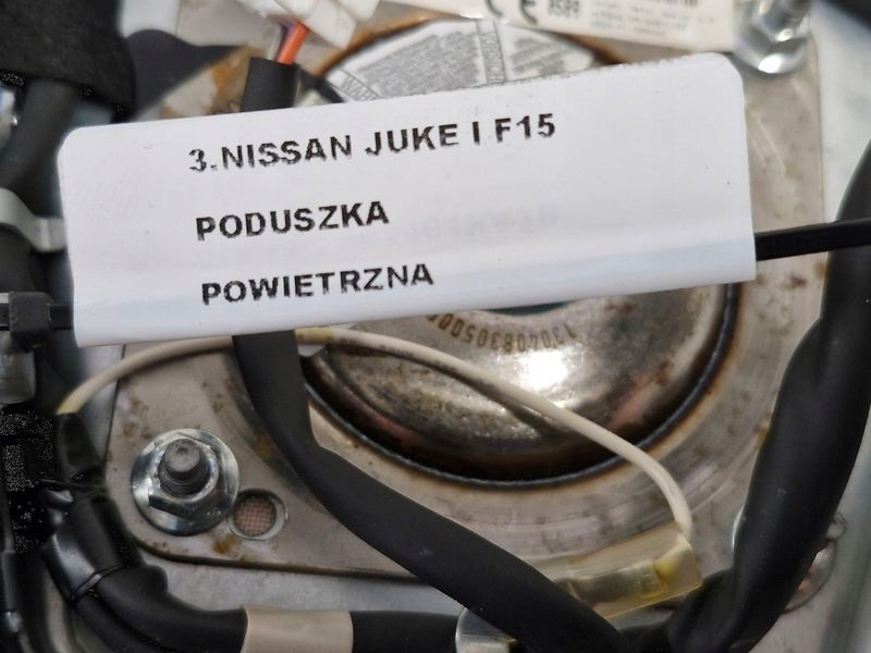 фото №9, Nissan juke i f15 подушка воздушная подушка безопасности водителя руля 985101ka7b