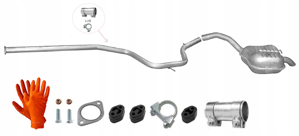 фото №1, Ford galaxy 1.8tdci mk3 2006-2014 гаситель + труба