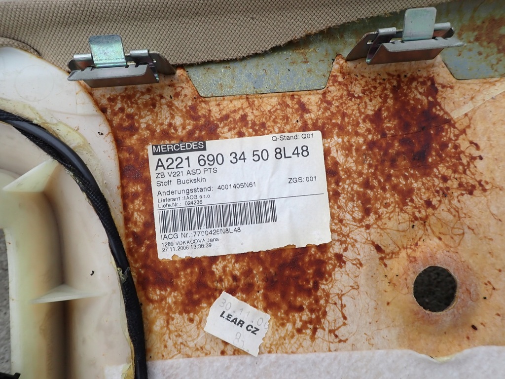 фото №16, Потолок mercedes s500 w221 long