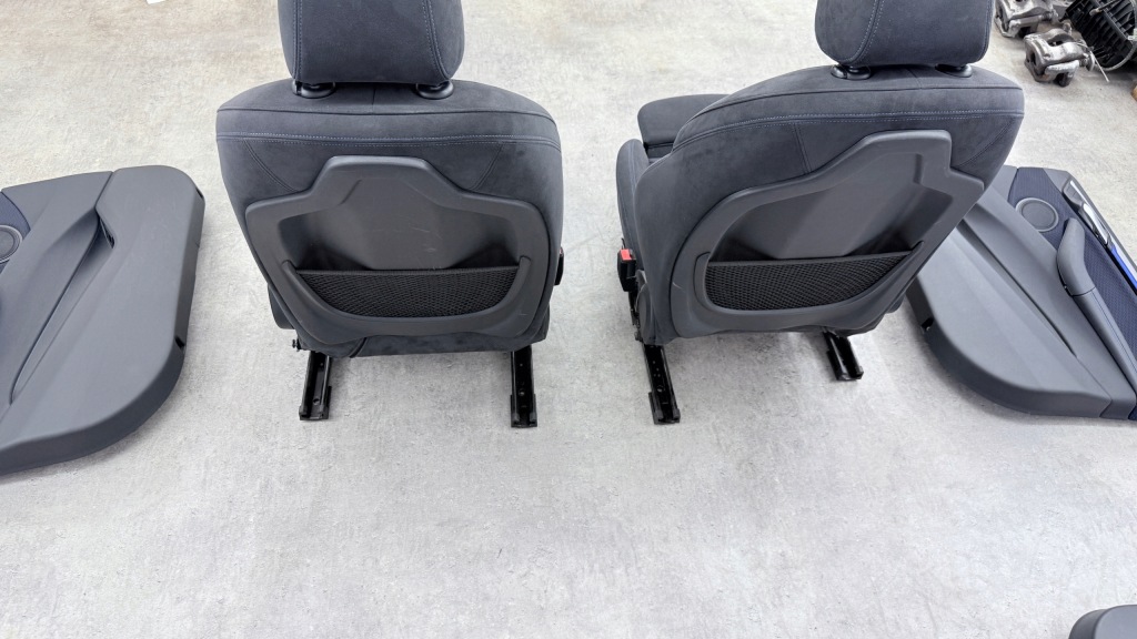 фото №8, Bmw f48 x1 сидіння заднє сидіння обшивки алькантара hexagon m-pakiet з підігрівом eu