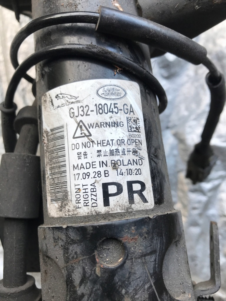 фото №3, Evoque lift амортизаторна стійка правий поворотний кулак kompletny