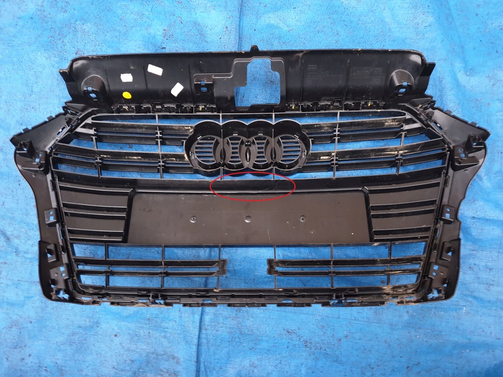 фото №5, Audi a3 8v s-line 16 lift решітка радіатора решітка радіатора заглушка