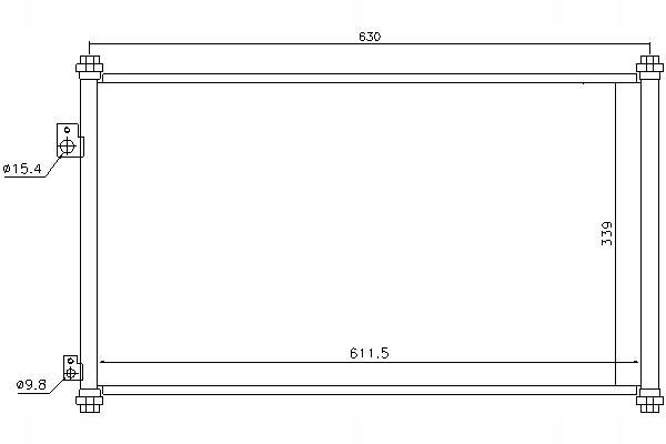 фото №1, Конденсатор кондиционера honda accord vi civic vii 1