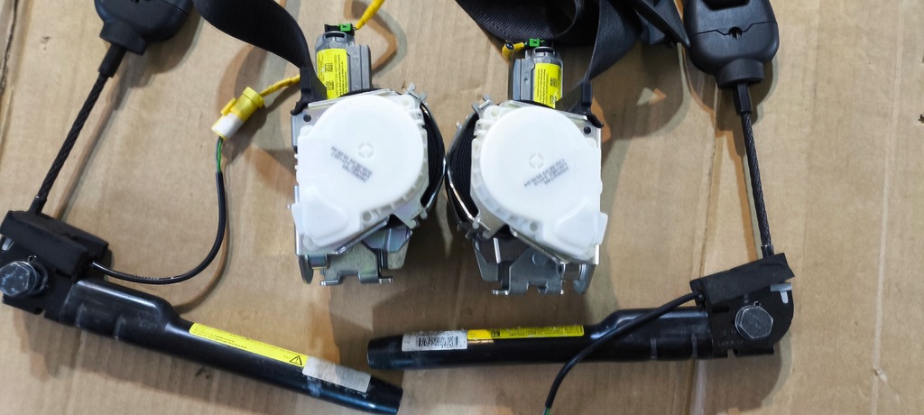 фото №7, Pas безопасности правый + левый + натяжители fiat 500 оригинал