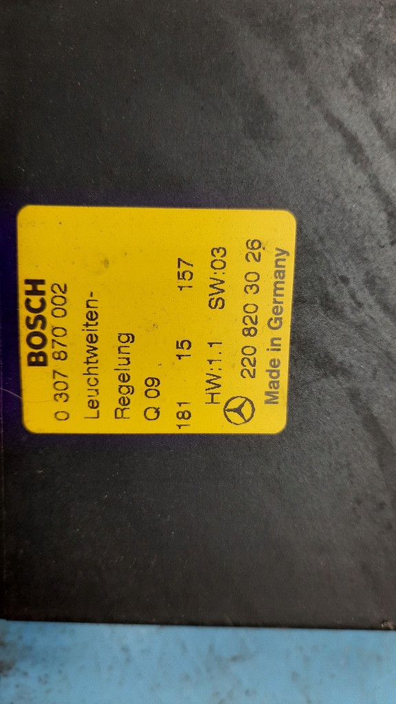 фото №4, Модуль світла mercedes w220 2208203026 00r