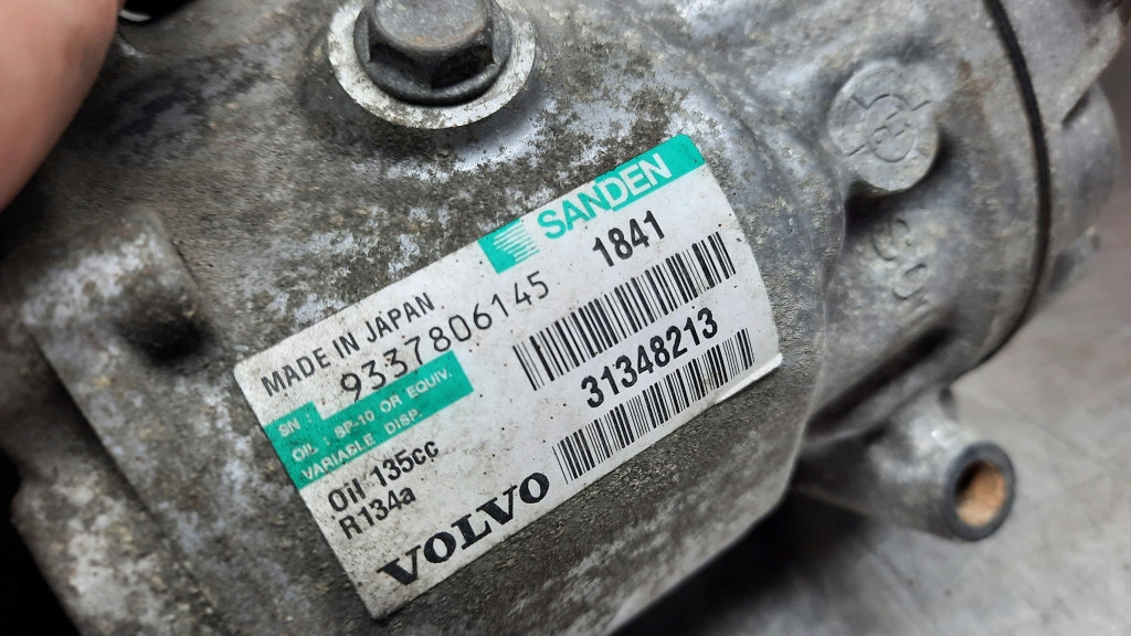 фото №7, Компрессор кондиционера 31348213 volvo s60 ii v60 1.6 d2