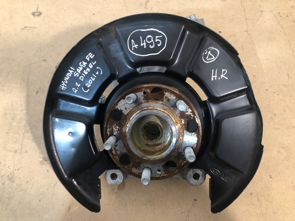 фото №1, Hyundai santa fe iv 2.2 поворотный кулак ступица p.tylna