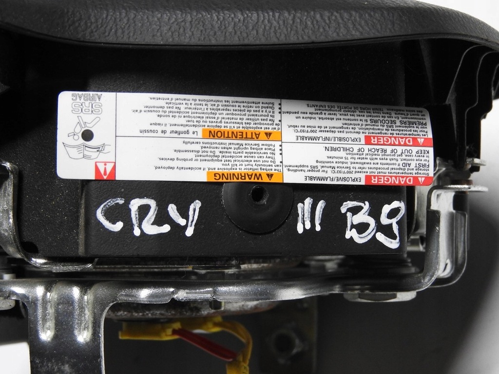 фото №6, Honda cr-v iii 06-11 2.2 подушка водія 77800-sww-g810-m1