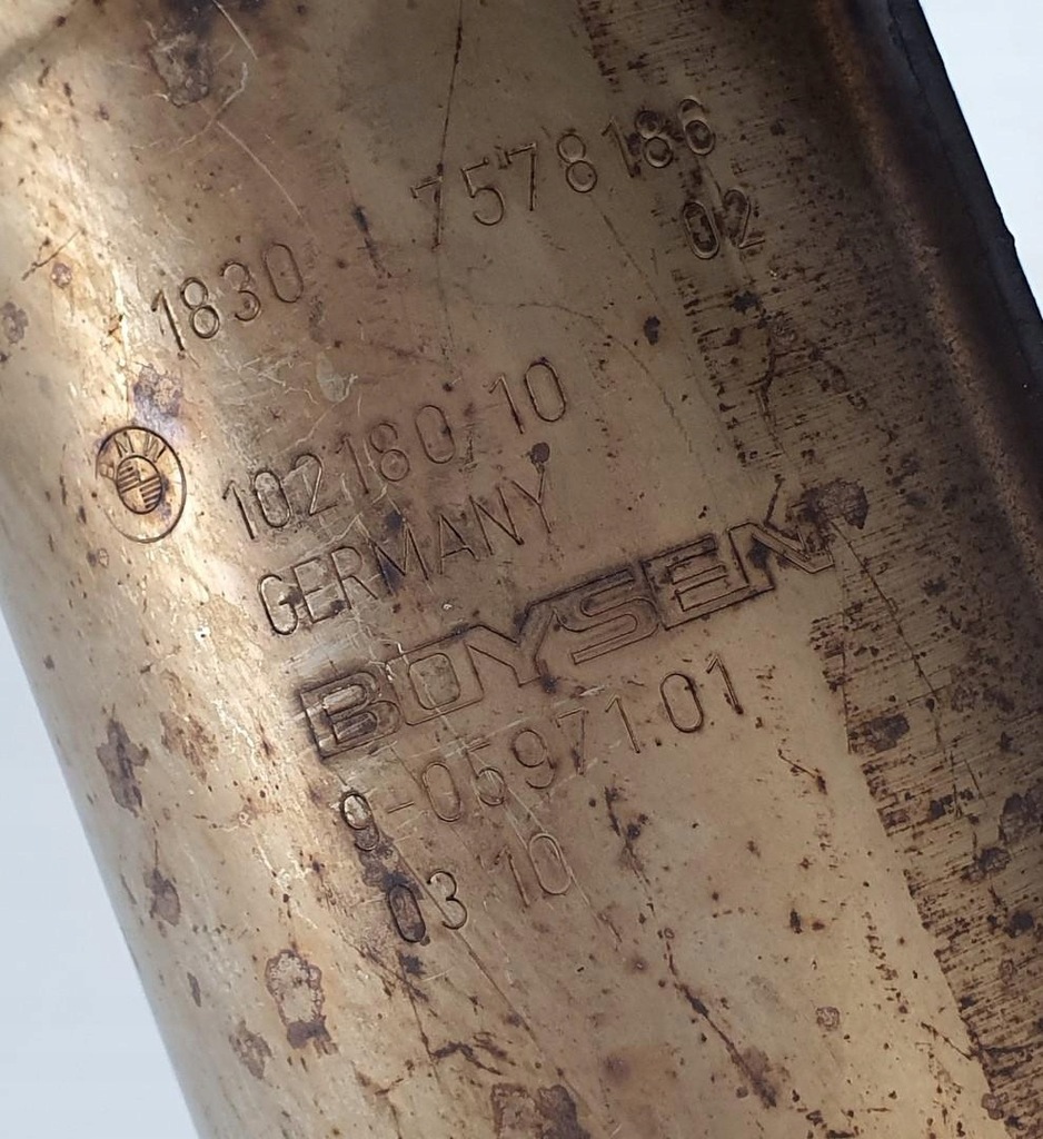 фото №6, Гасник вихлоп труба лівий bmw x6 e71 4.4 v8 7578186