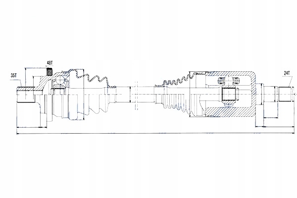 Купить Приводной вал приводная mercedes e klasa w211 s211 4matic 03-10 правая перед