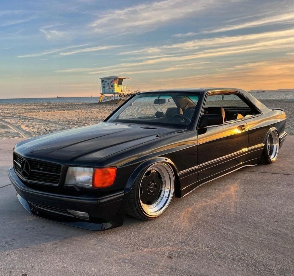 Mercedes-benz sec w126 купе – widebody amg look Недорого