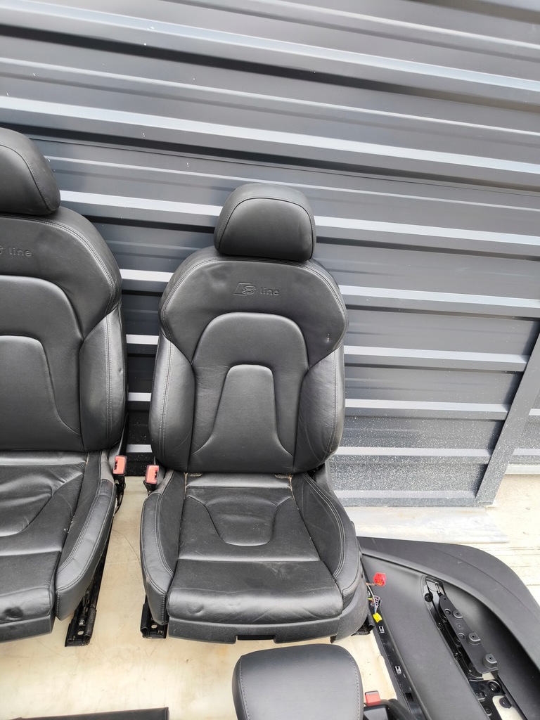 фото №8, Сиденье сиденья audi a5 8t coupe кожа s line bez подогрев комплект 2 !!!