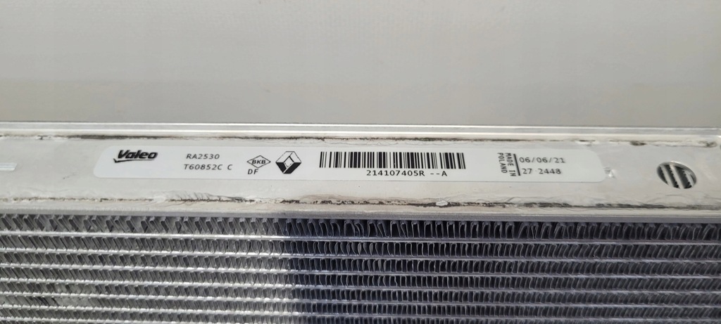 фото №7, Радіатор wody renault arkana captur ii 214107405r